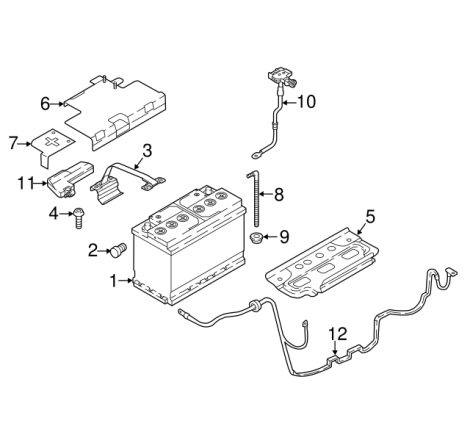 Акумулятор VARTA AGM 000 915 089 BF 12V 105Ah 580A DIN