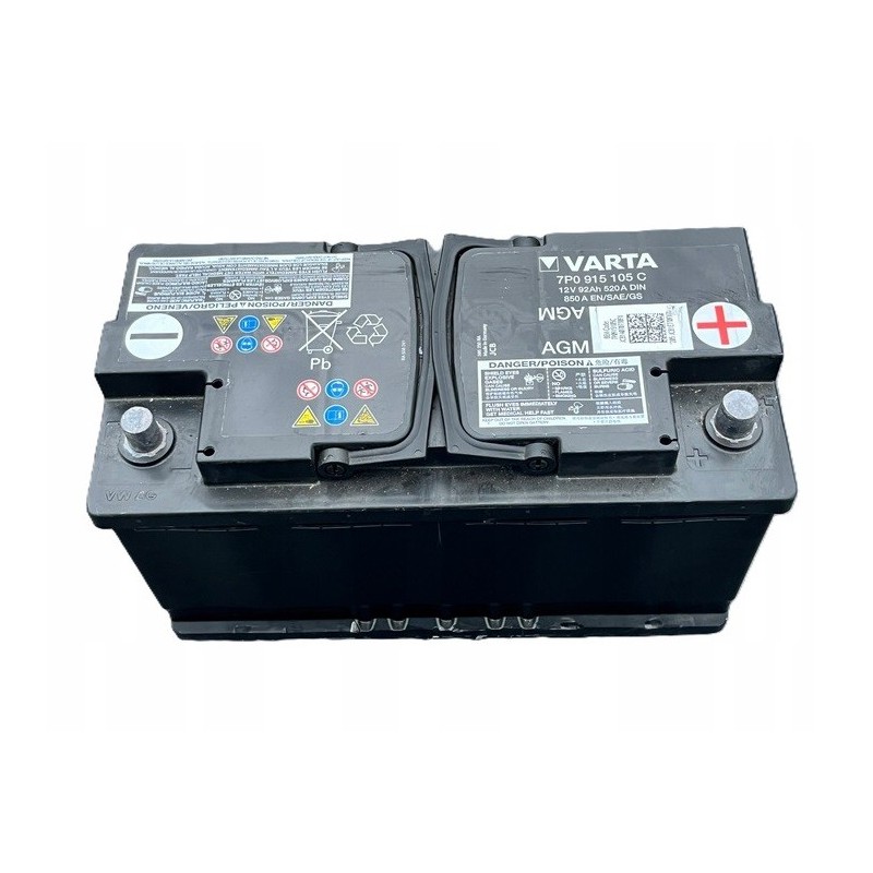 Акумулятор VARTA AGM 7P0 915 105 C 12V 92Ah 520A DIN 850A EN