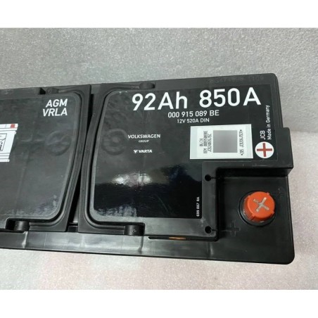 Акумулятор VARTA AGM 000 915 089 BE 12V 92Ah 520A DIN 850A EN