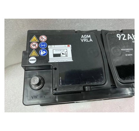 Акумулятор VARTA AGM 000 915 089 BE 12V 92Ah 520A DIN 850A EN