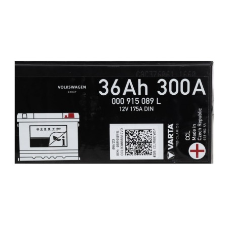 Акумулятор VARTA 36Ah 300A 000 915 089 L 12V 175A DIN