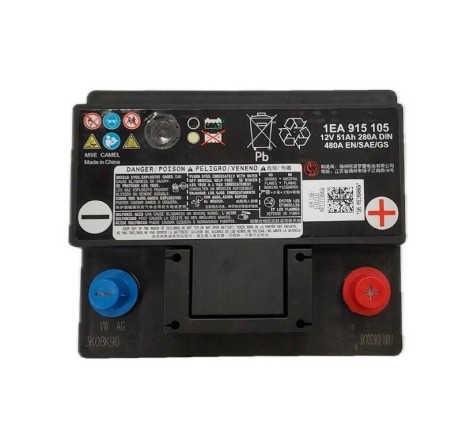 Акумулятор VW ID.4 ID.6 CAMEL 1EA 915 105 12V 51Ah 280A DIN 480A