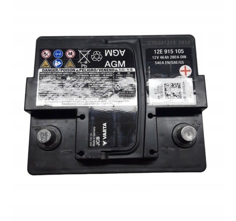 Акумулятор VARTA 12E 915 105 12V 46Ah 280A DIN 540A