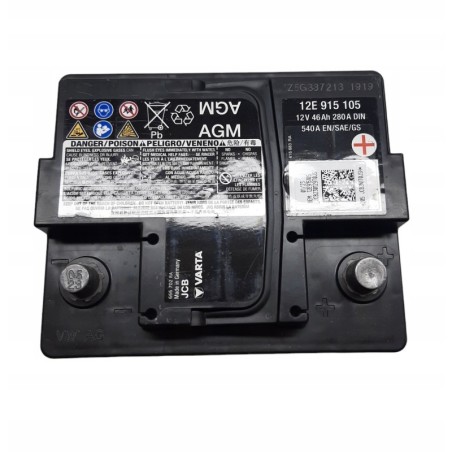 Акумулятор VARTA 12E 915 105 12V 46Ah 280A DIN 540A