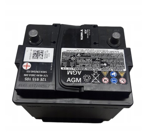 Акумулятор VARTA 12E 915 105 12V 46Ah 280A DIN 540A
