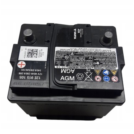 Акумулятор VARTA 12E 915 105 12V 46Ah 280A DIN 540A