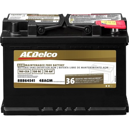Аккумулятор на Chevrolet Malibu ACDelco 3787 48AGM 12v 70Ah 700A