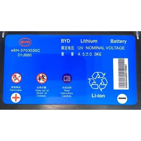 Акумулятор електромобіль BYD Lithium 12v e6H-3703030C D1JBB0