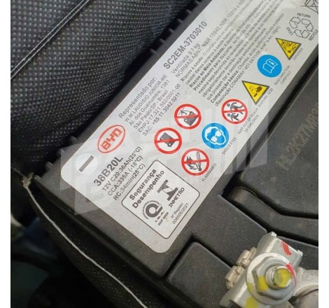 Акумулятор BYD LEOCH 38B20L 12V 36Ah CCA 335A SC2EM-3703010