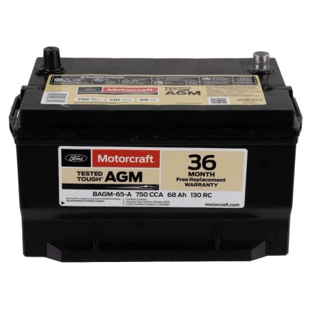Акумулятор Motorcraft AGM BAGM-65 750 CCA 68Ah 120 RC