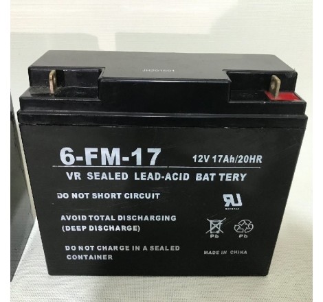Аккумулятор для генератора 6-MF-17 12v 17Ah
