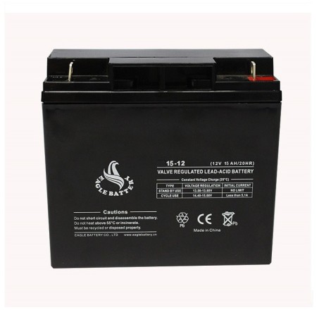 Аккумулятор на генератор мощностью 3кВТ-5кВТ 6-FM-15 12v 15Ah 170A
