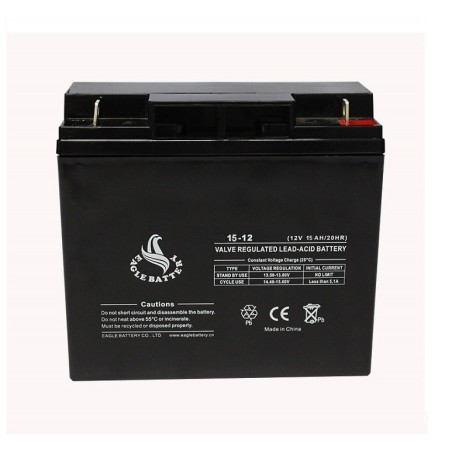 Аккумулятор на генератор мощностью 3кВТ-5кВТ 6-FM-15 12v 15Ah 170A