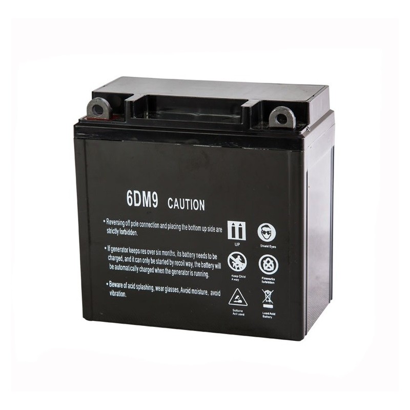 Аккумулятор 6DM9 для электростанции бензиновой 12v 9Ah