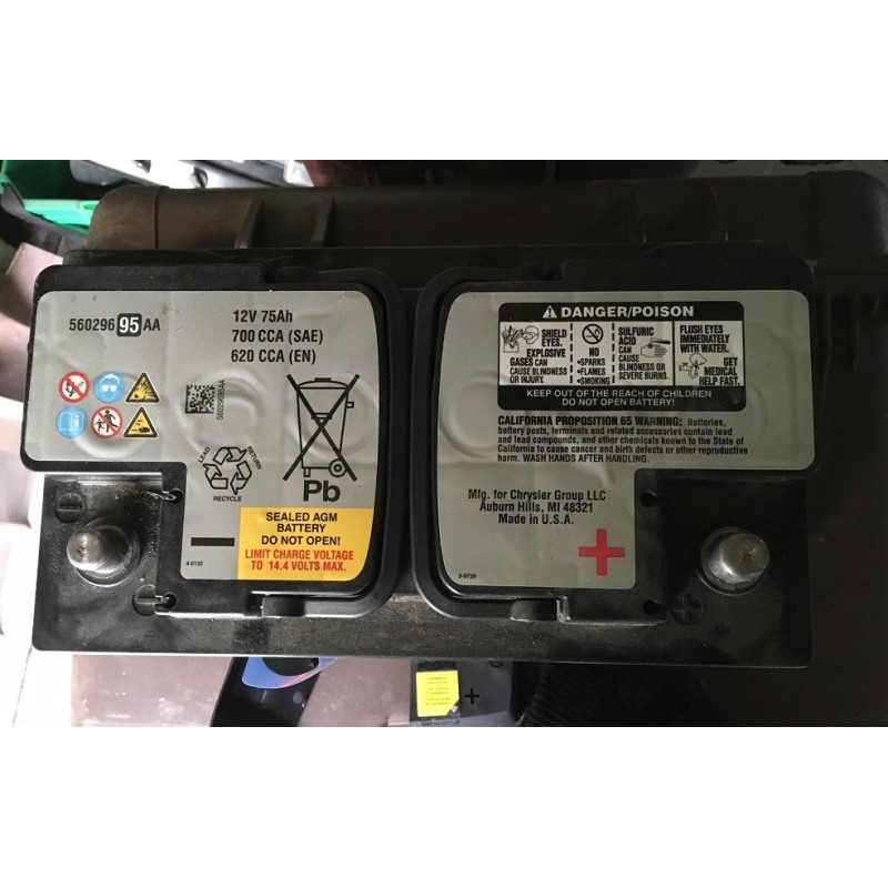 Аккумулятор 56029695AA 12v 75Ah 700 CCA