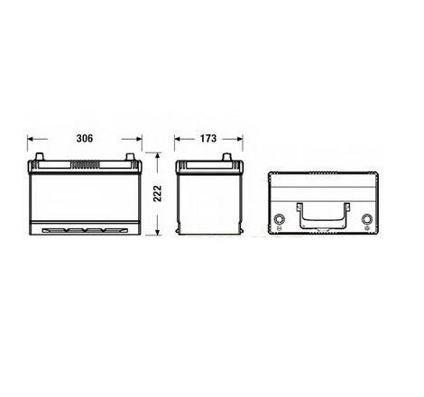 Аккумулятор MF72-30GL 12v 90Ah CCA 720A
