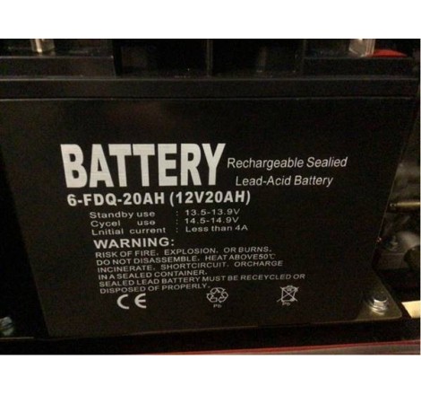 АККУМУЛЯТОР ДЛЯ ГЕНЕРАТОРА 6-FDQ-20AH 12v 20AH 170A