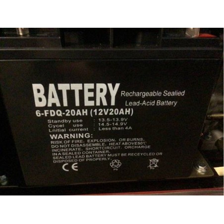АККУМУЛЯТОР ДЛЯ ГЕНЕРАТОРА 6-FDQ-20AH 12v 20AH 170A