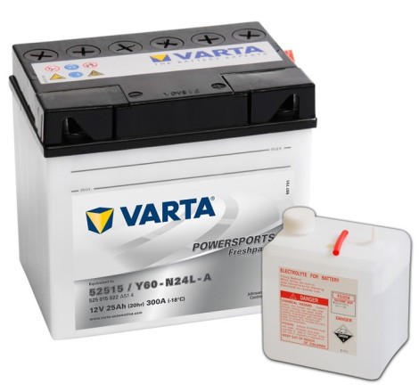 VARTA Y60-N24L-A 12v 25Аh 300A
