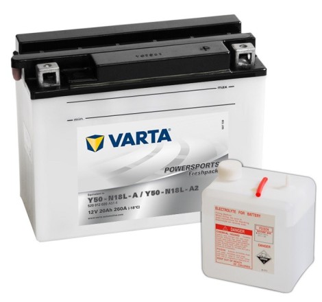 VARTA Y50-N18L-A 12v 20Аh 260A