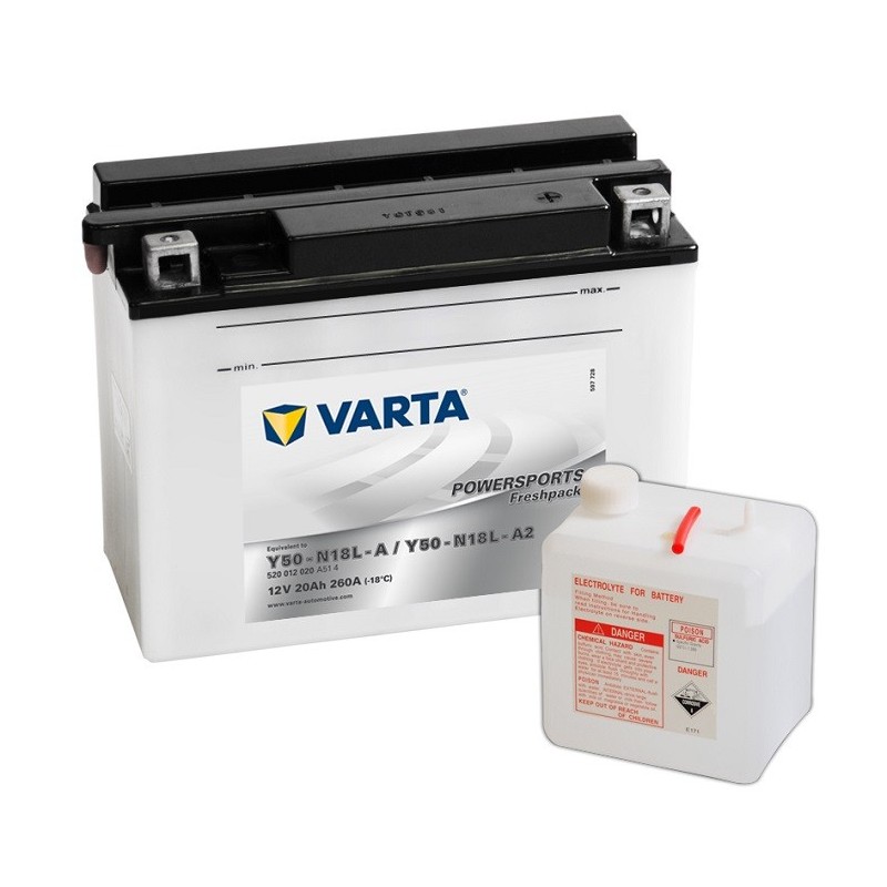 VARTA Y50-N18L-A 12v 20Аh 260A