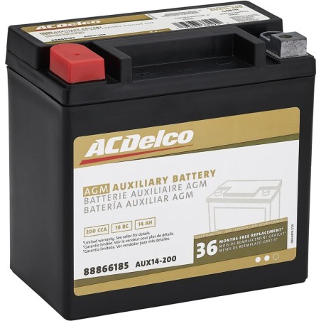 Аккумулятор ACDelco AGM AUX14 12v 12Ah 200A