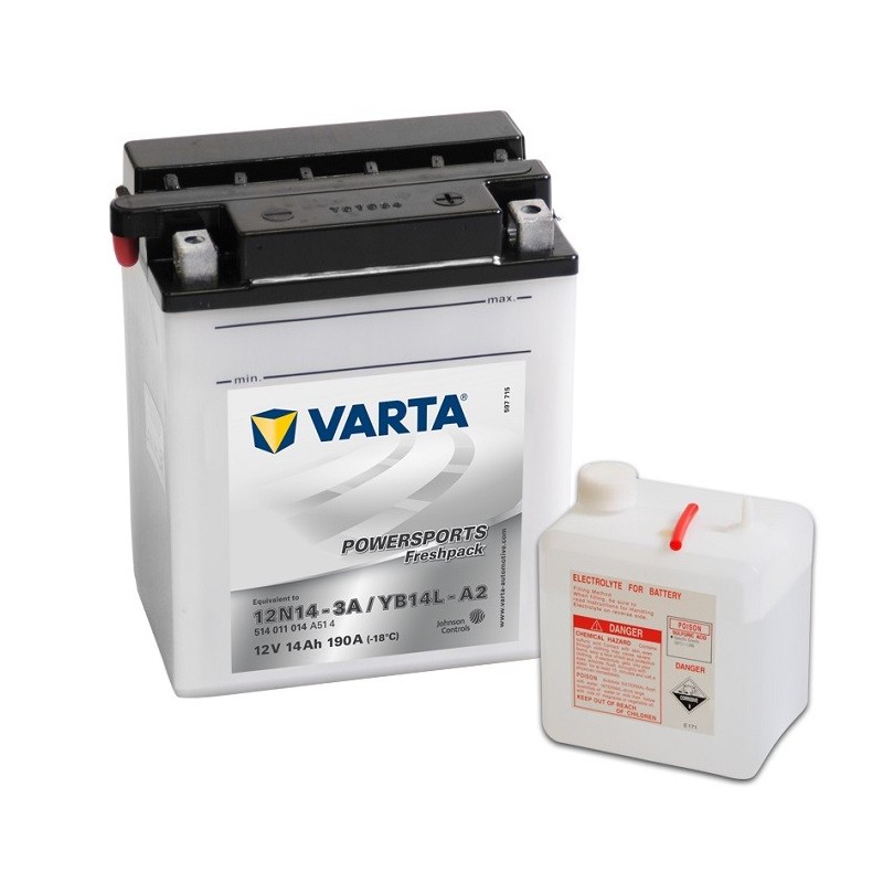VARTA YB14L-A2 12V 14Аh 190A 12N14-3A