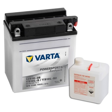 VARTA 12N10-3B 12v 11Аh 150A YB10L-B