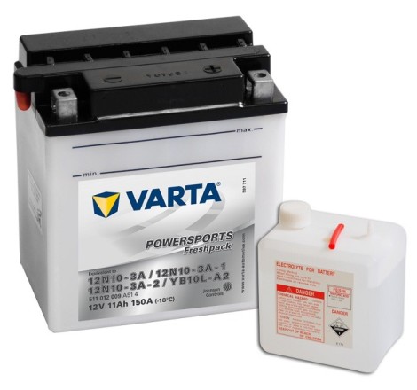 VARTA YB10L-A2 12v 11Аh 150A 12N10-3A