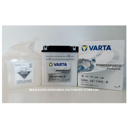 VARTA 12N9-3B 12v 9Аh 85A YB9L-B
