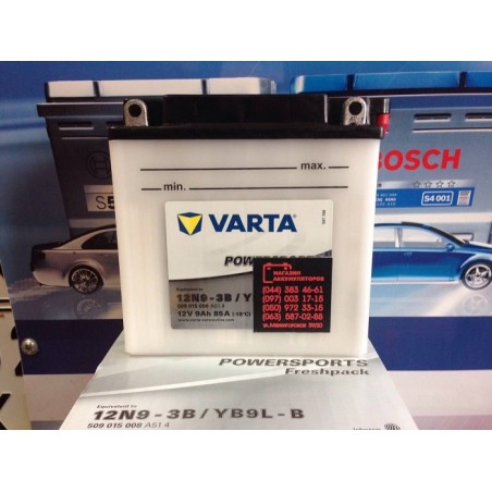 VARTA 12N9-3B 12v 9Аh 85A YB9L-B