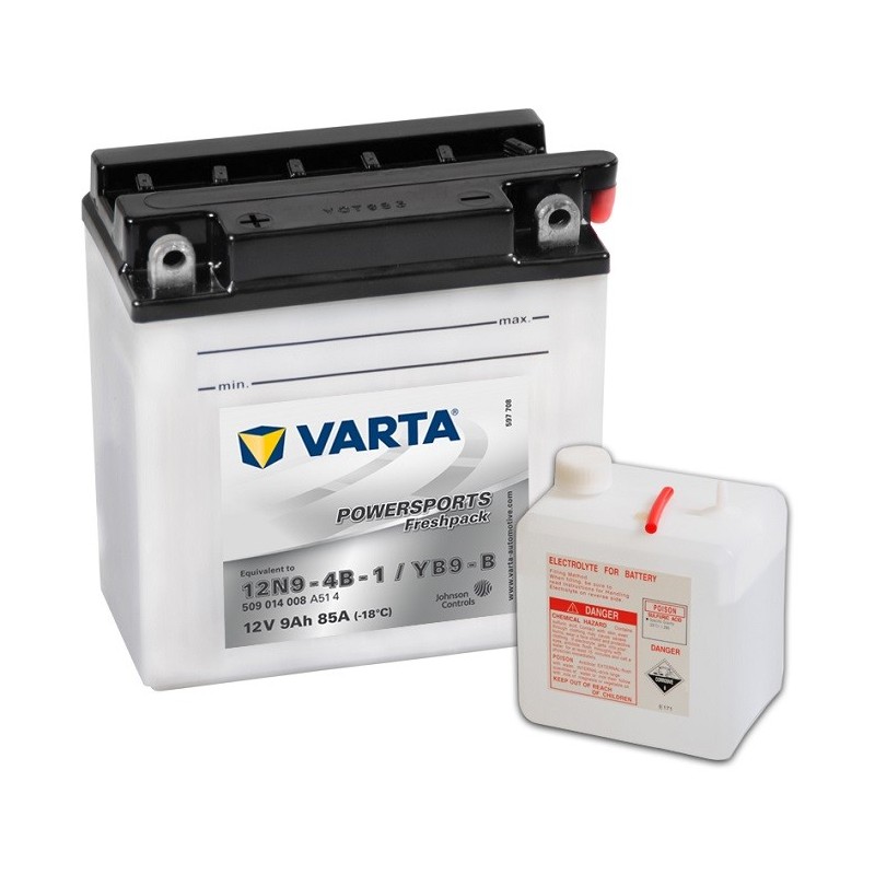 VARTA 12N9-4B-1 12v 9Аh 85A YB9-B