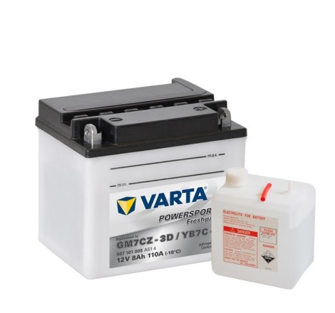 VARTA YB7C-A 12v 8Аh 110A GM7CZ-3D