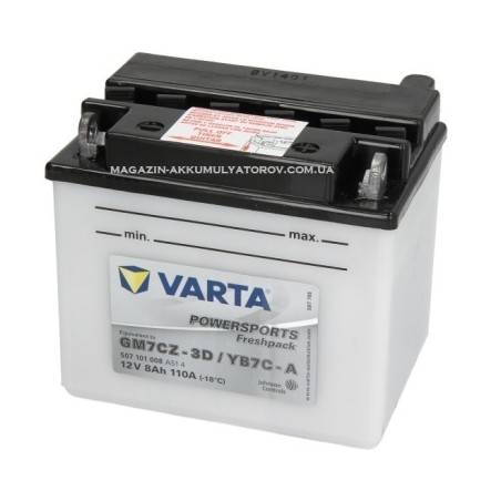 VARTA YB7C-A 12v 8Аh 110A GM7CZ-3D