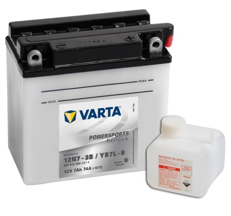 VARTA YB7L-B 12v 7Аh 74A 12N7-3B