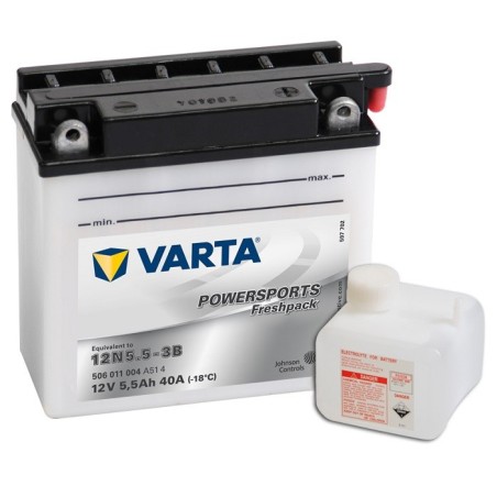 VARTA 12N5.5-3B 12v 6Аh 40A