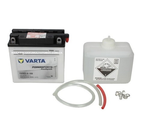 VARTA 12N5.5-3B 12v 6Аh 40A