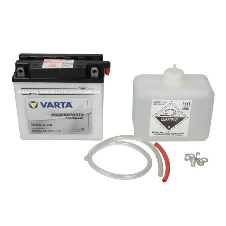 VARTA 12N5.5-3B 12v 6Аh 40A