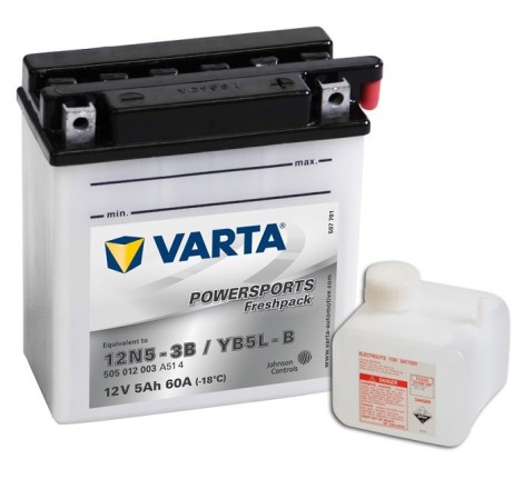 VARTA YB5L-B 12v 5Аh 60A 12N5-3B