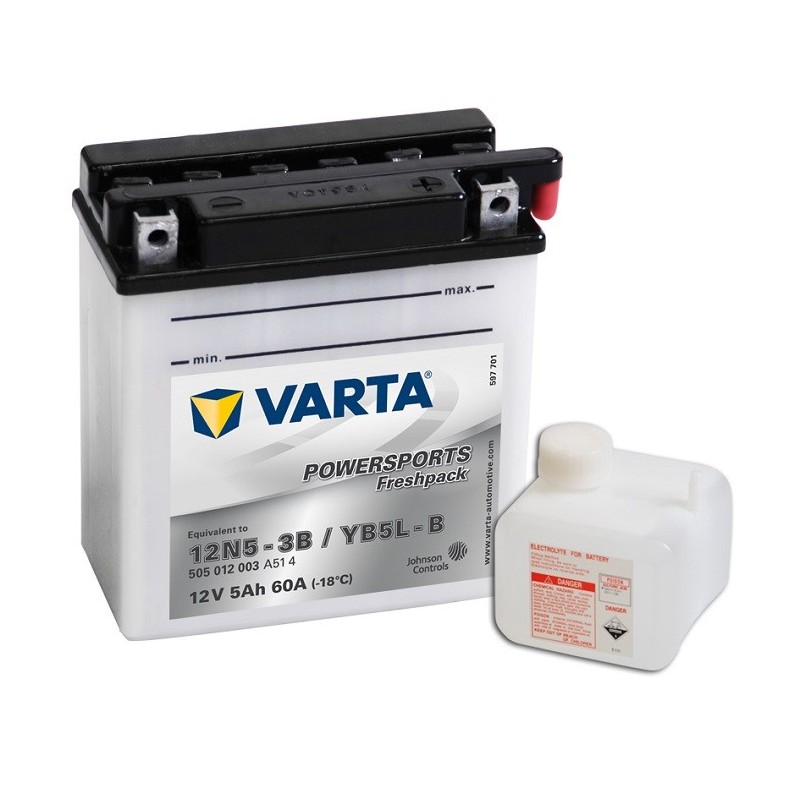 VARTA YB5L-B 12v 5Аh 60A 12N5-3B