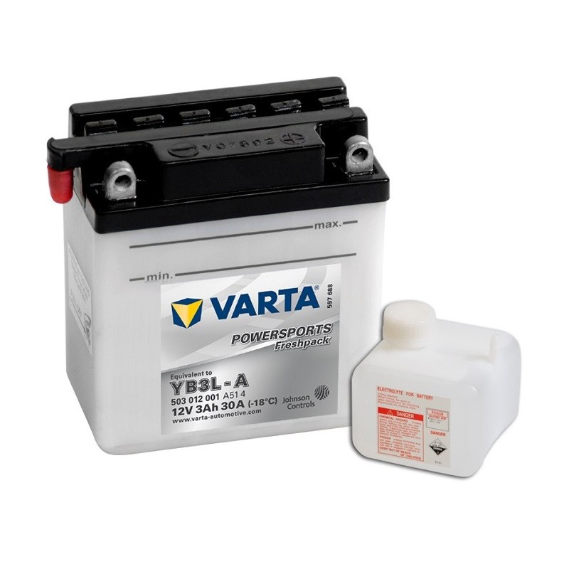 VARTA YB3L-A 12v 3Аh 30A