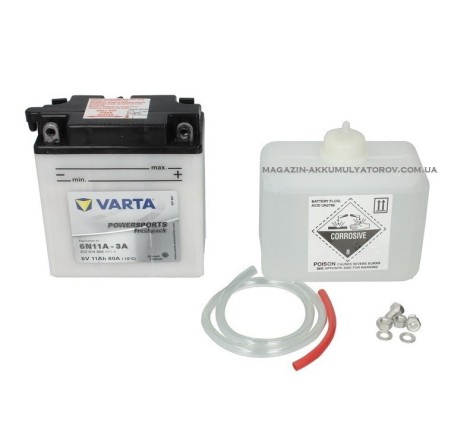 VARTA 6N11A-3A 6v 11Аh 80A