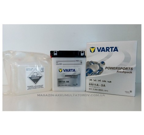 VARTA 6N11A-3A 6v 11Аh 80A