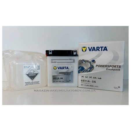 VARTA 6N11A-3A 6v 11Аh 80A