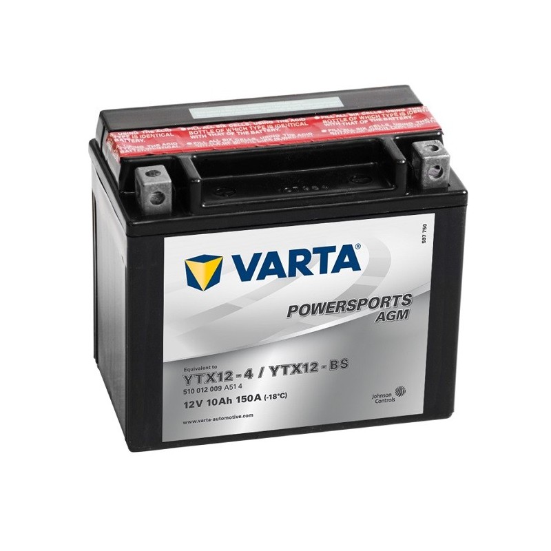 VARTA AGM YTX12-BS 12v 10Аh 150A