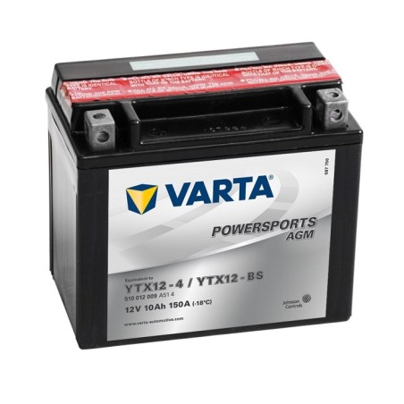 VARTA AGM YTX12-BS 12v 10Аh 150A