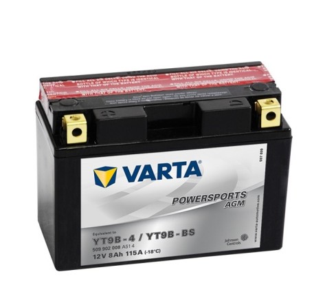 VARTA AGM YT9B-BS 12v 8Аh 115A