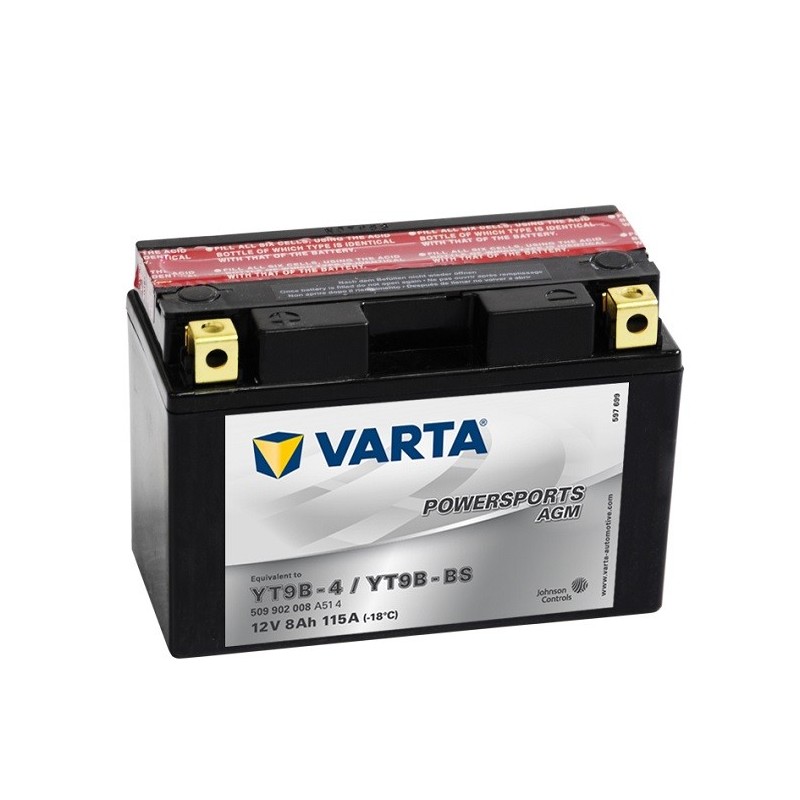 VARTA AGM YT9B-BS 12v 8Аh 115A