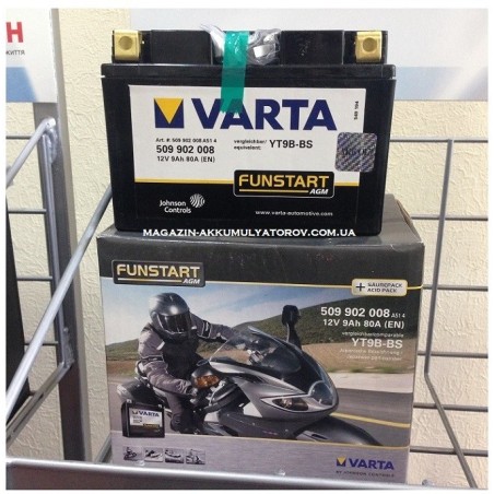 VARTA AGM YT9B-BS 12v 8Аh 115A