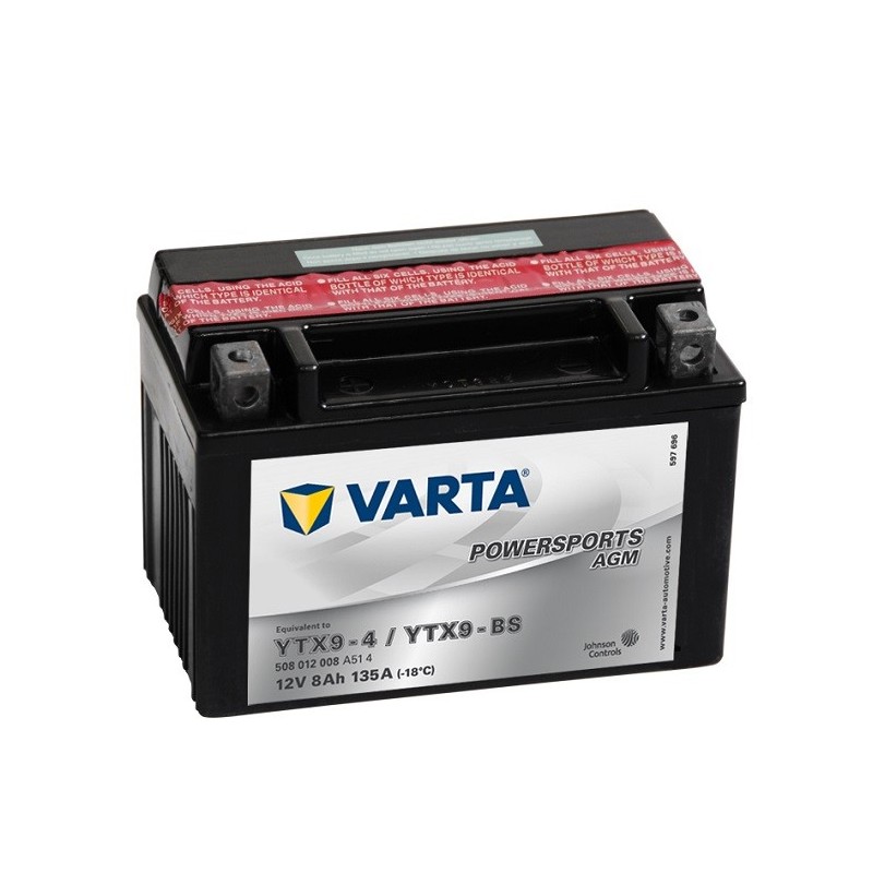 VARTA AGM YTX9-BS 12v 8Аh 135A